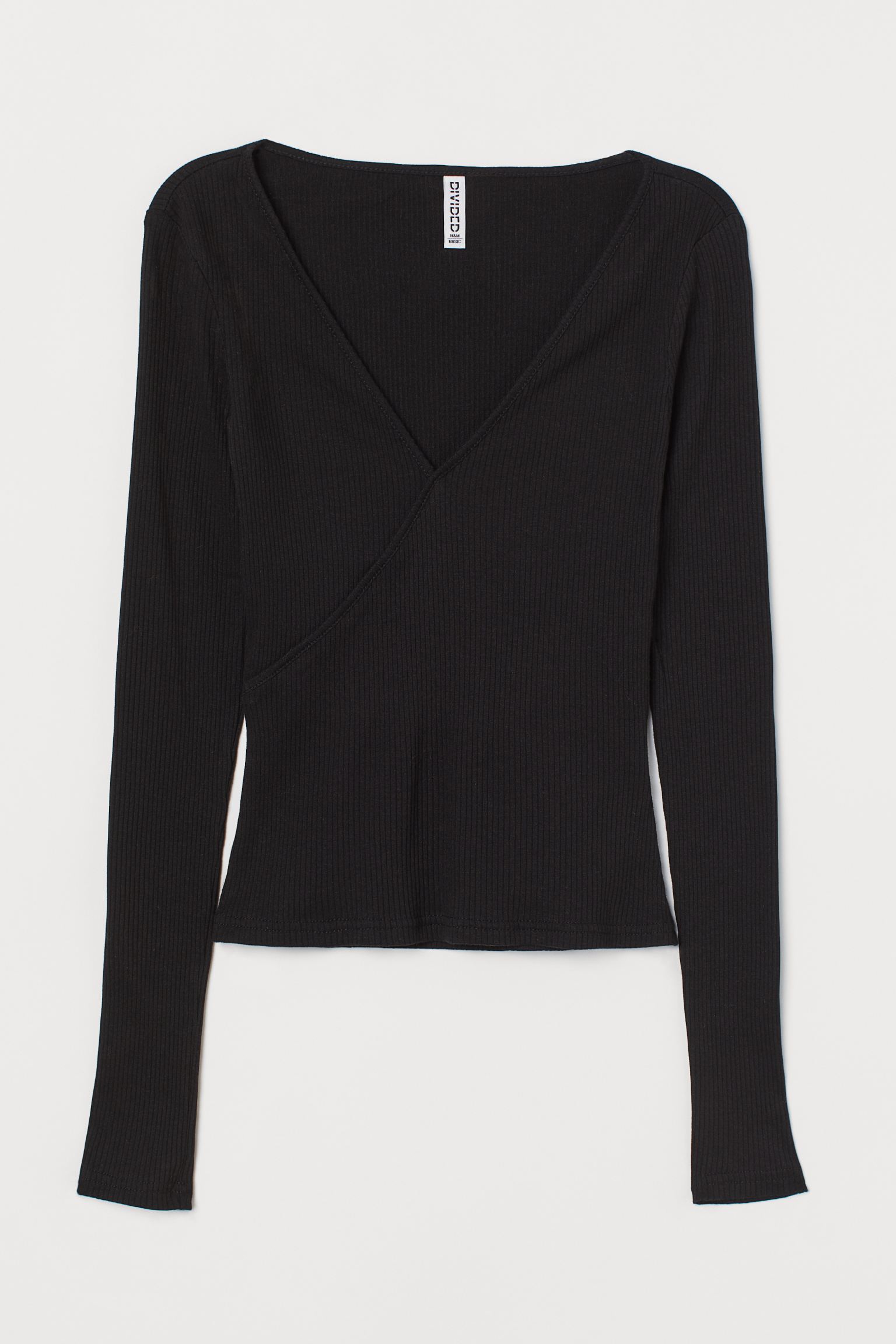 

Топ с д/р H&M S Черный 8804812sm_черный