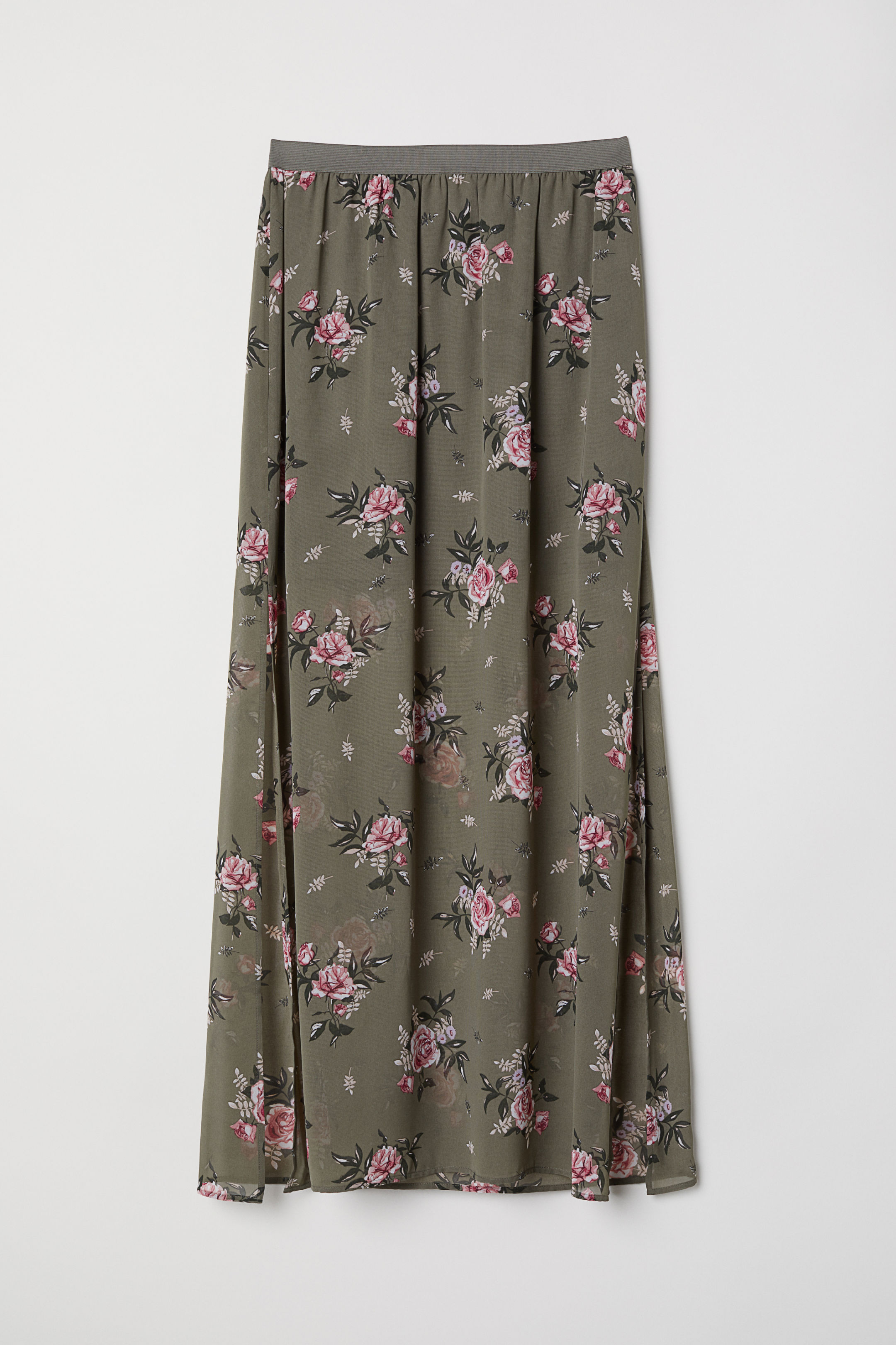 

Юбка H&M 32 хаки цветы 4644547RP3_хаки цветы