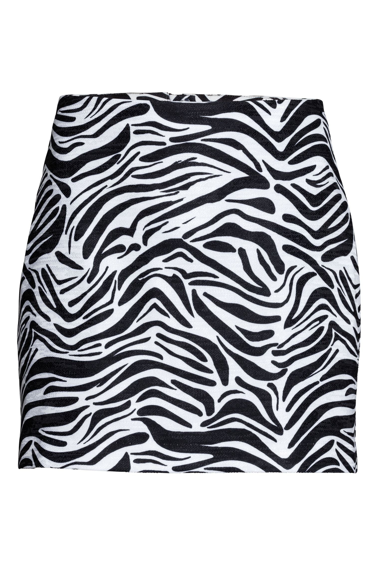

Юбка H&M 40 черно-белый зебра 5078945RP1_черно-белый зебра