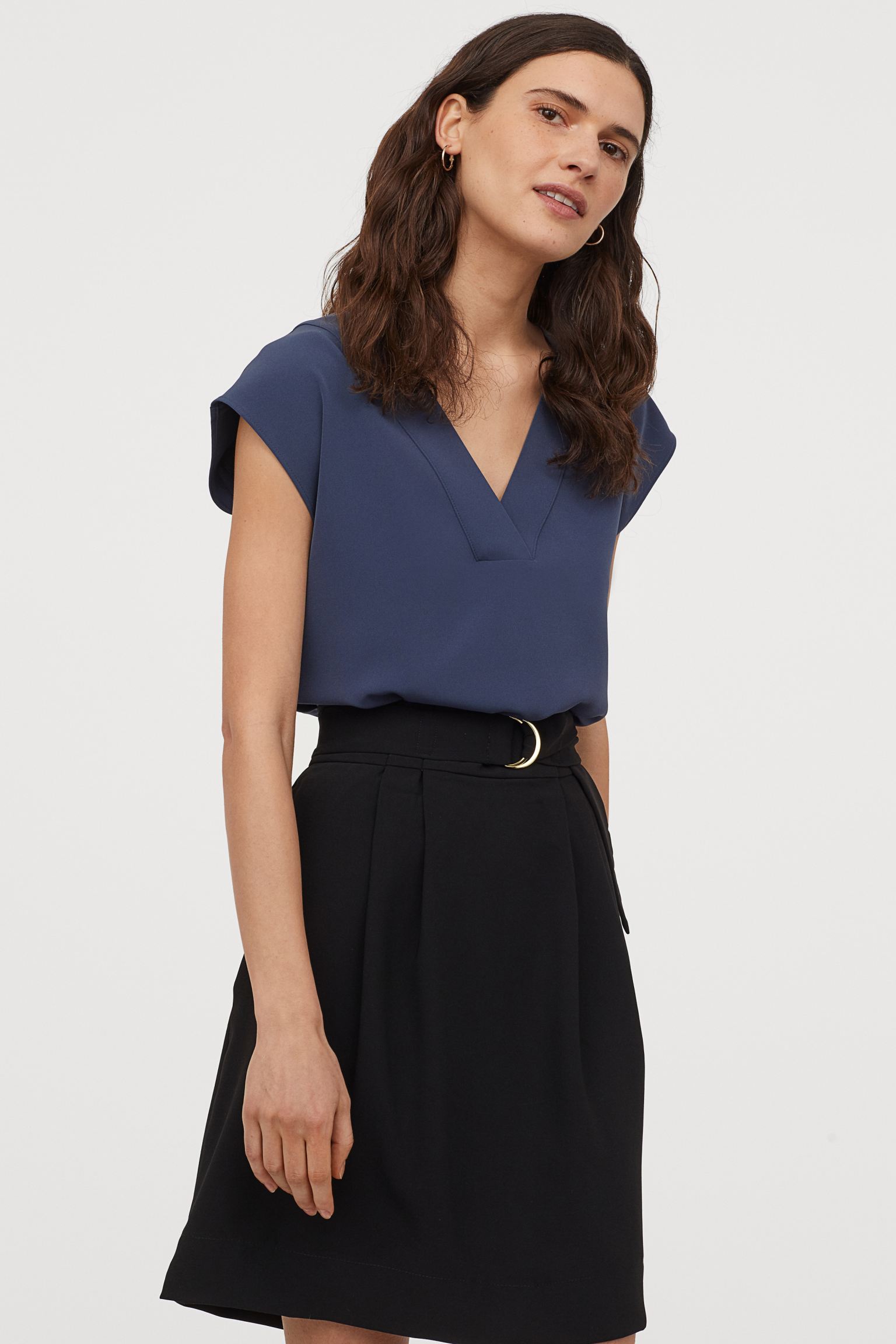 

Юбка H&M 46 Черный 7741480RP7_Черный
