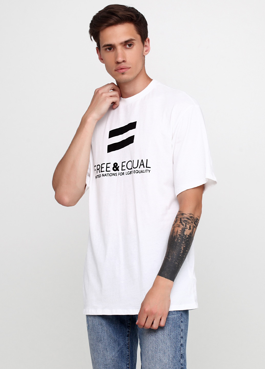 

Футболка H&M S Белый 6564878RP2_белый
