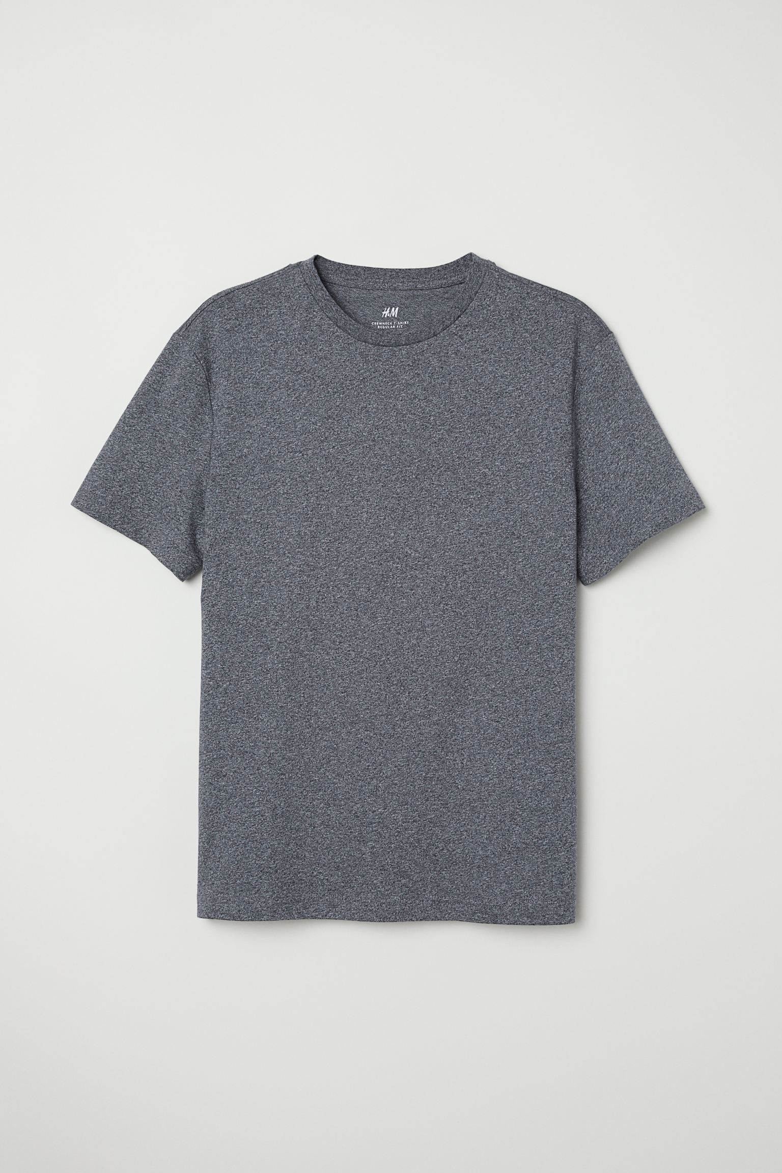 

Футболка H&M XS синий меланж 5699978ARP21_синий меланж
