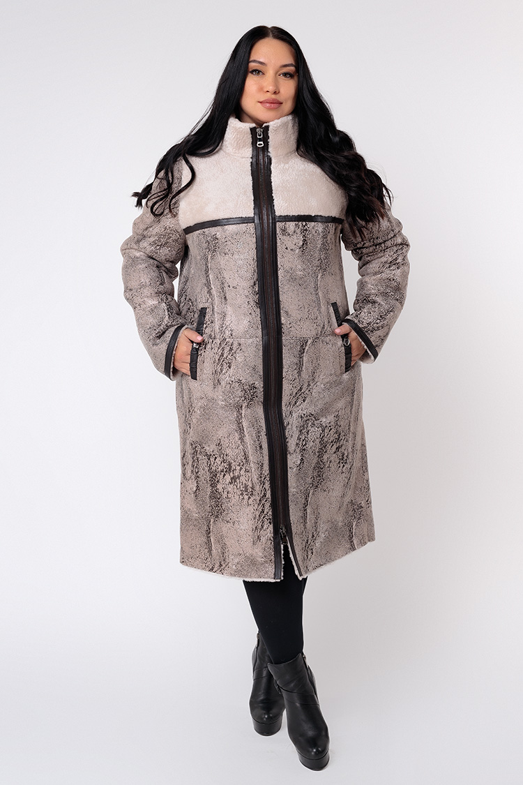 

Дубленка Dolce vita 99826  Бежевая 274940006, Дубленка Dolce vita 99826 2XL Бежевая 274940006