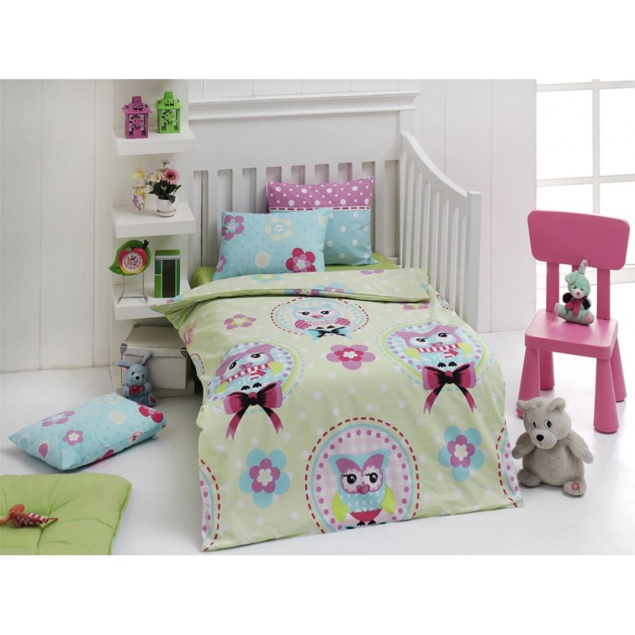 

Детское постельное белье для младенцев Eponj Home Baykus Yesil