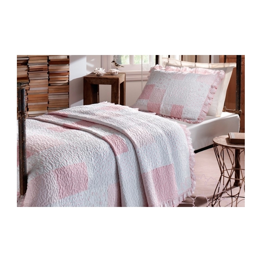 

Покрывало с наволочкой Karaca Home Cheerful Patchwork хлопок 90% полиэстер 10% 180*260 (2191)