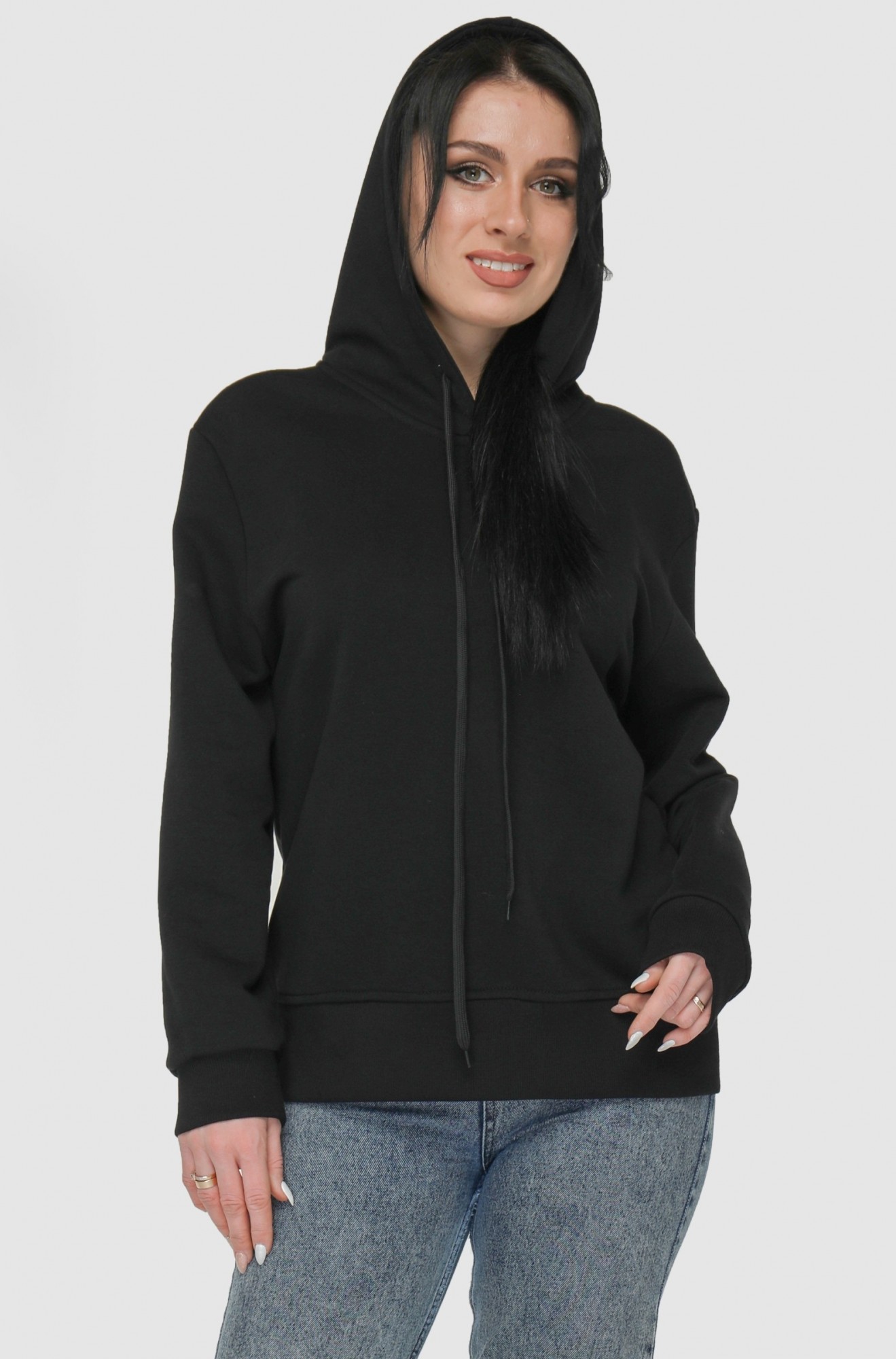 

Худи For women М-310  Черный, Худи For women М-310 60 Черный