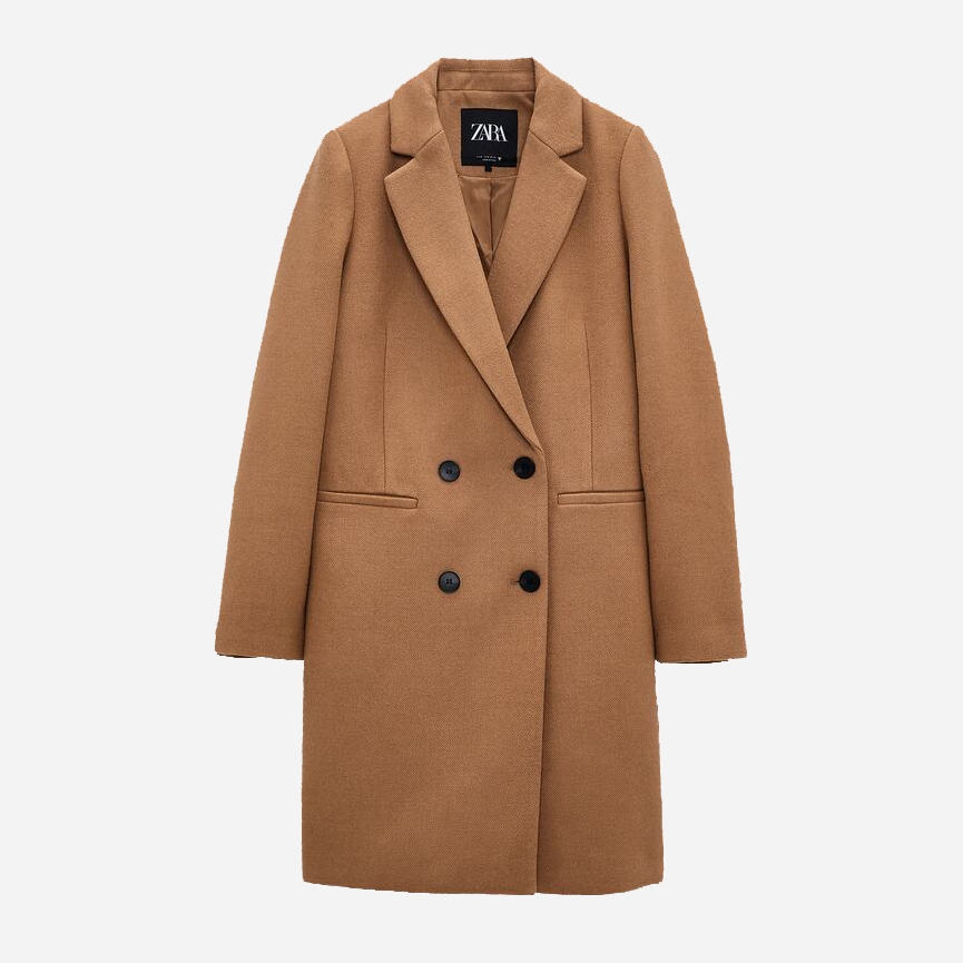 

Пальто Zara 1255/735/704 L Бежевое