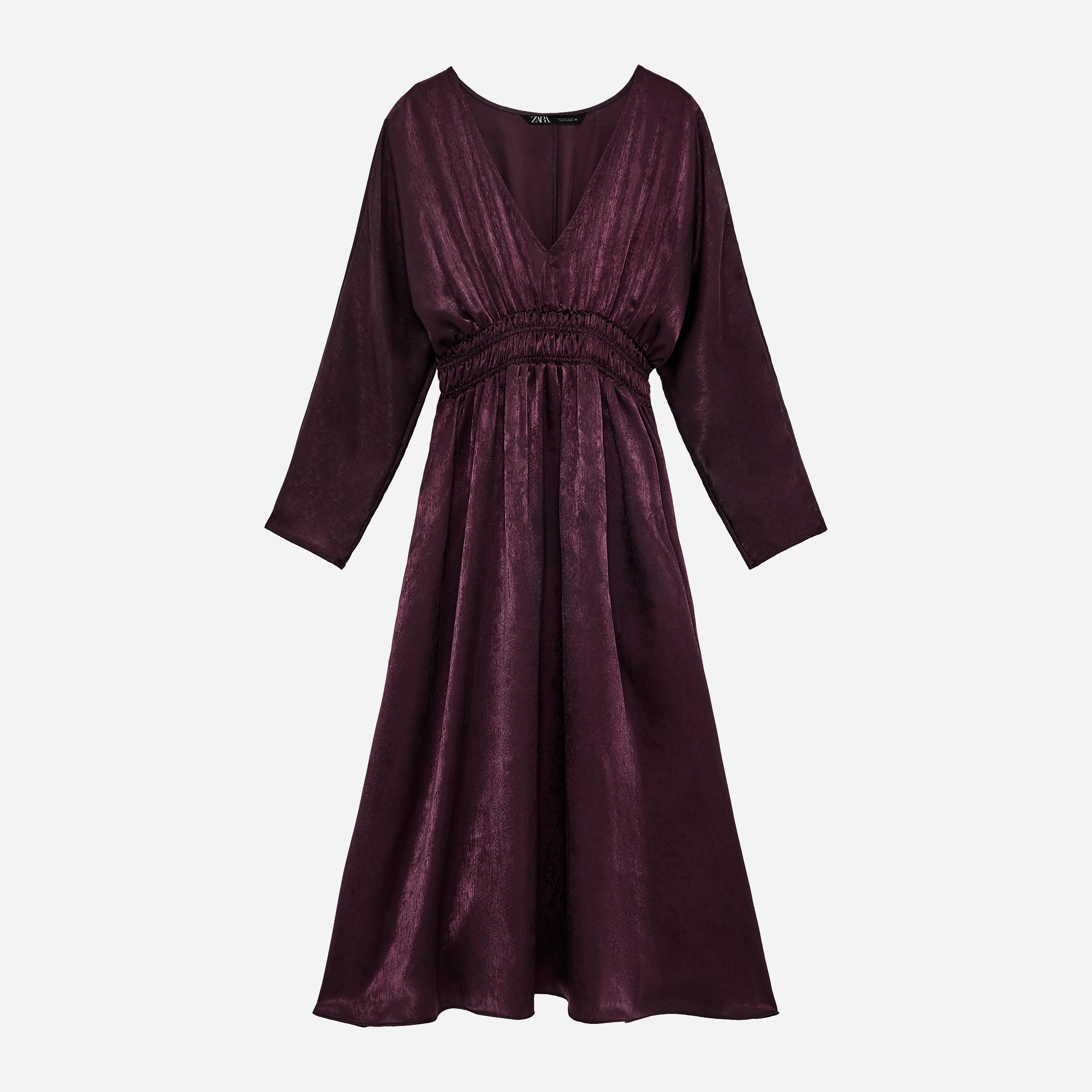 

Платье Zara 1971/198/610 L Баклажановое