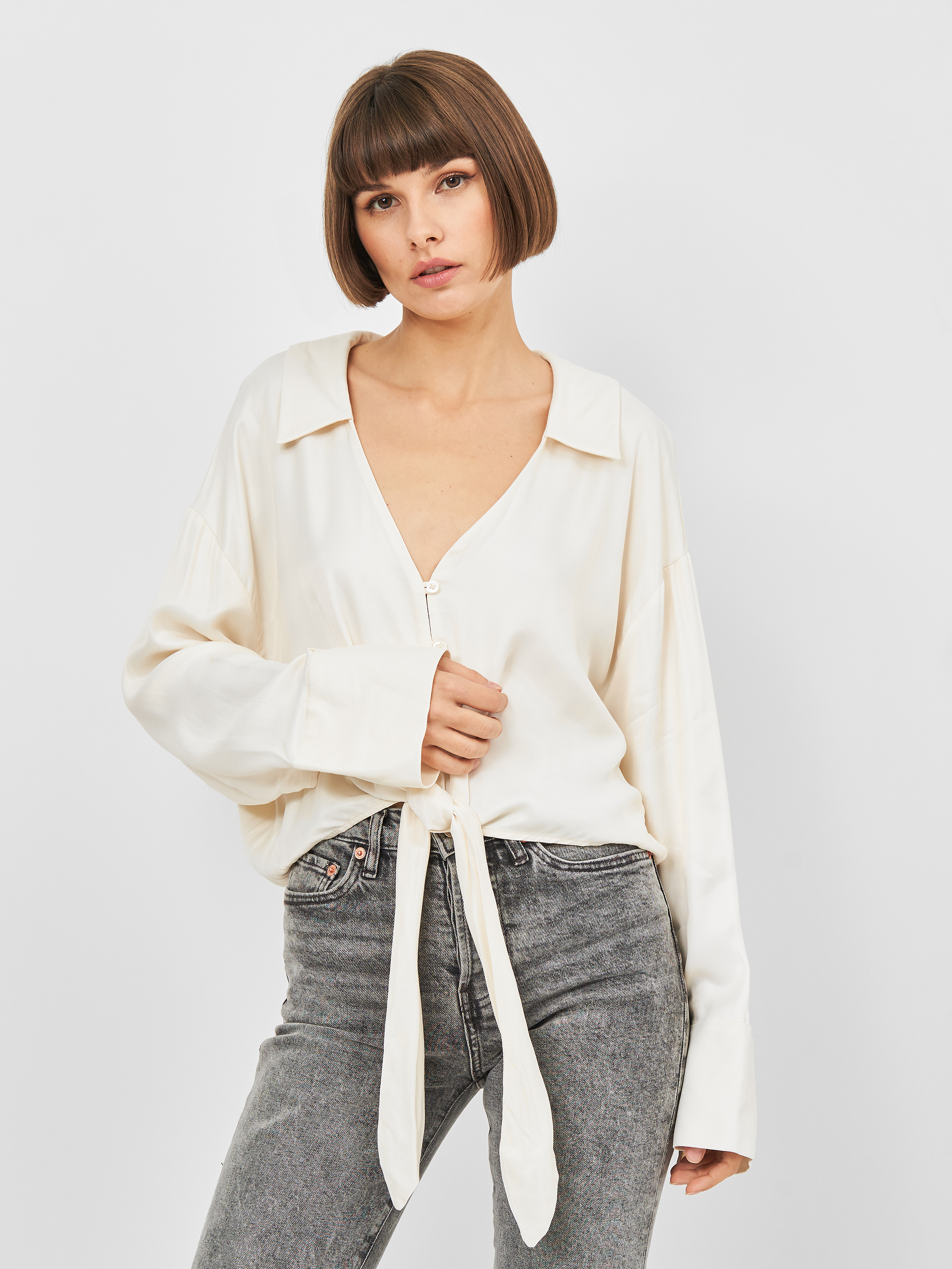 

Блузка Zara 4661/411/712  Молочная, Блузка Zara 4661/411/712 S Молочная