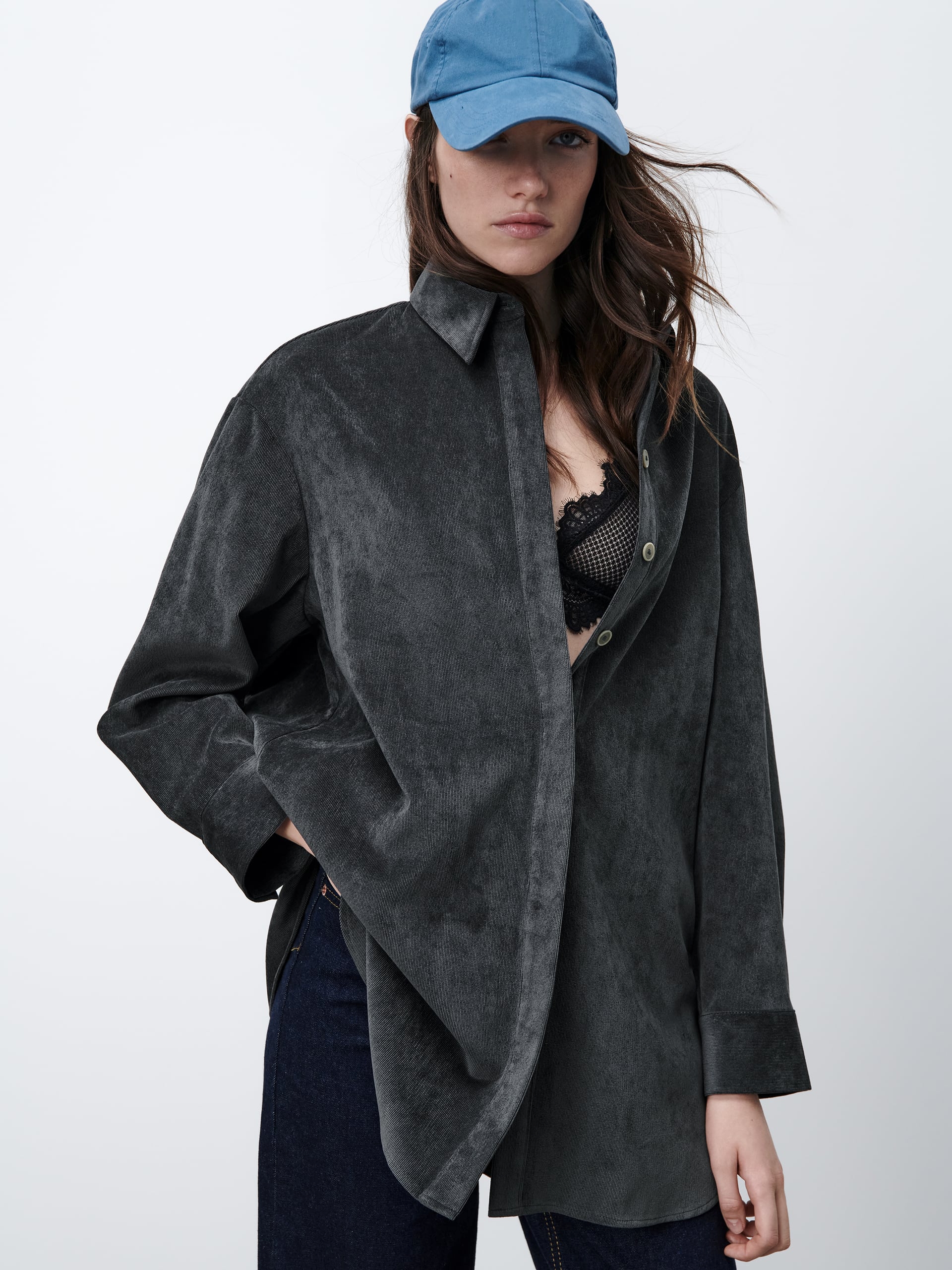 

Рубашка Zara 6119/042/819 S Графитовая