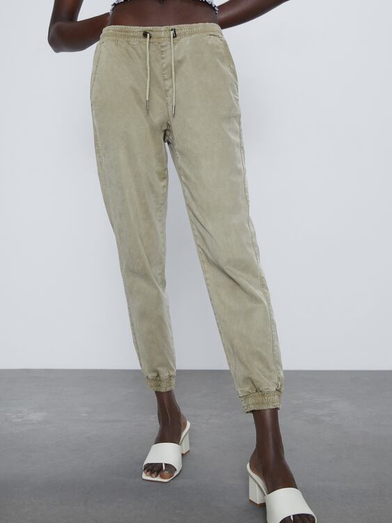 

Брюки Zara 9632/062/505  Хаки, Брюки Zara 9632/062/505 S Хаки