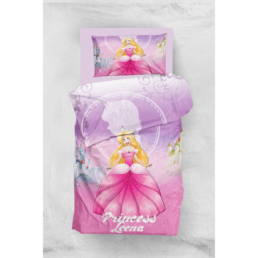 

Постельное бельё Eponj Home 3D Micro Satin Leena Lila подростковое