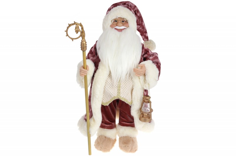 

Новогодняя игрушка Санта, 63см, цвет - пурпурный Bon 822-320 (NAT07699)