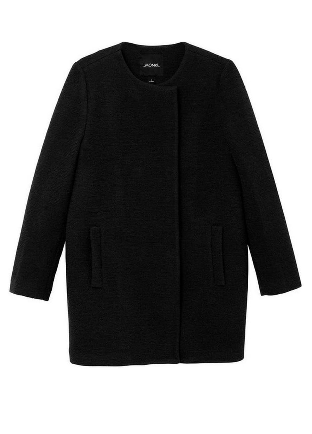 

Пальто шерстяное Monki S Черный 4003584RP11_черный