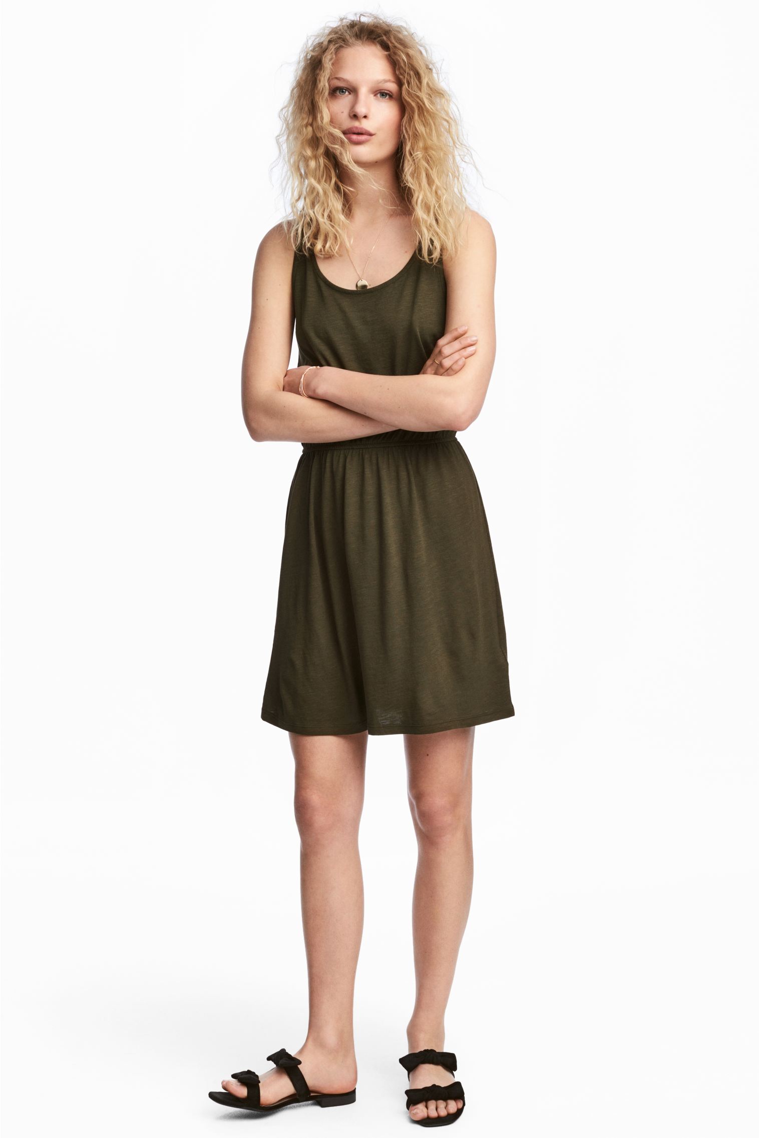 

Сарафан H&M XL Хаки 5253356RP21_хаки