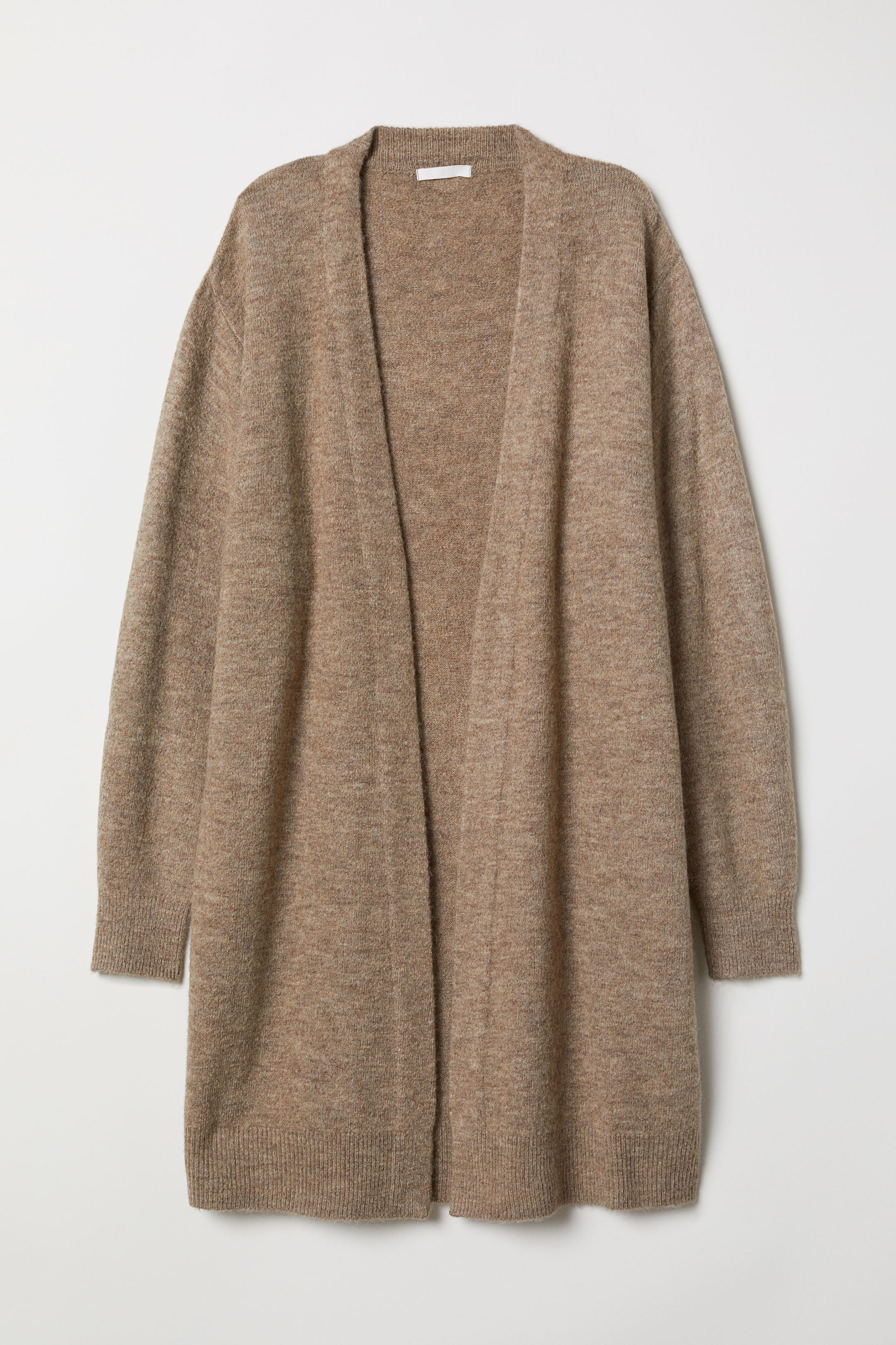 

Кардиган H&M S темно-бежевый меланж 6605998RP5_темно-бежевый меланж