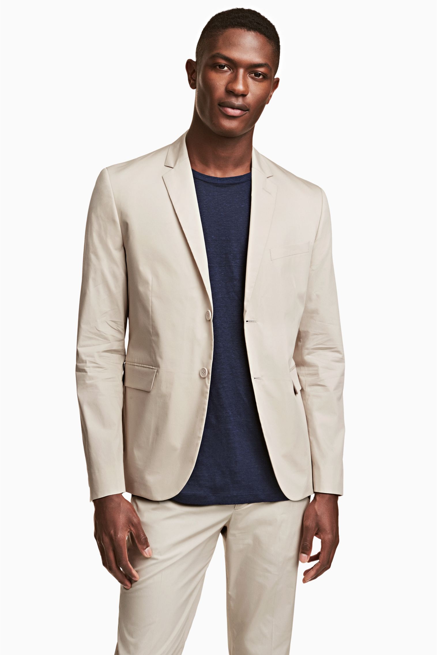 

Пиджак H&M 44 Светло-бежевый 4512945dm_светло-бежевый