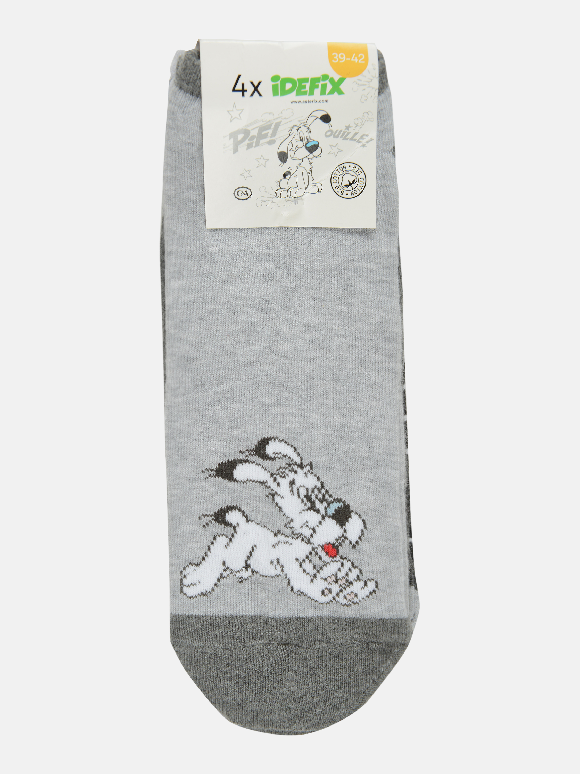 

Набор Носки Idefix (4 пары) C&A 39/42 серо-черный 4873949_серо-черный