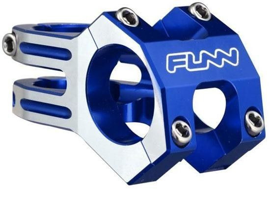 

Вынос руля Funn FUNNDURO STEM Ø31.8 FULL CNC, 0° Rise, Steer 1-1/8" Blue w/ CNC Lining 35mm