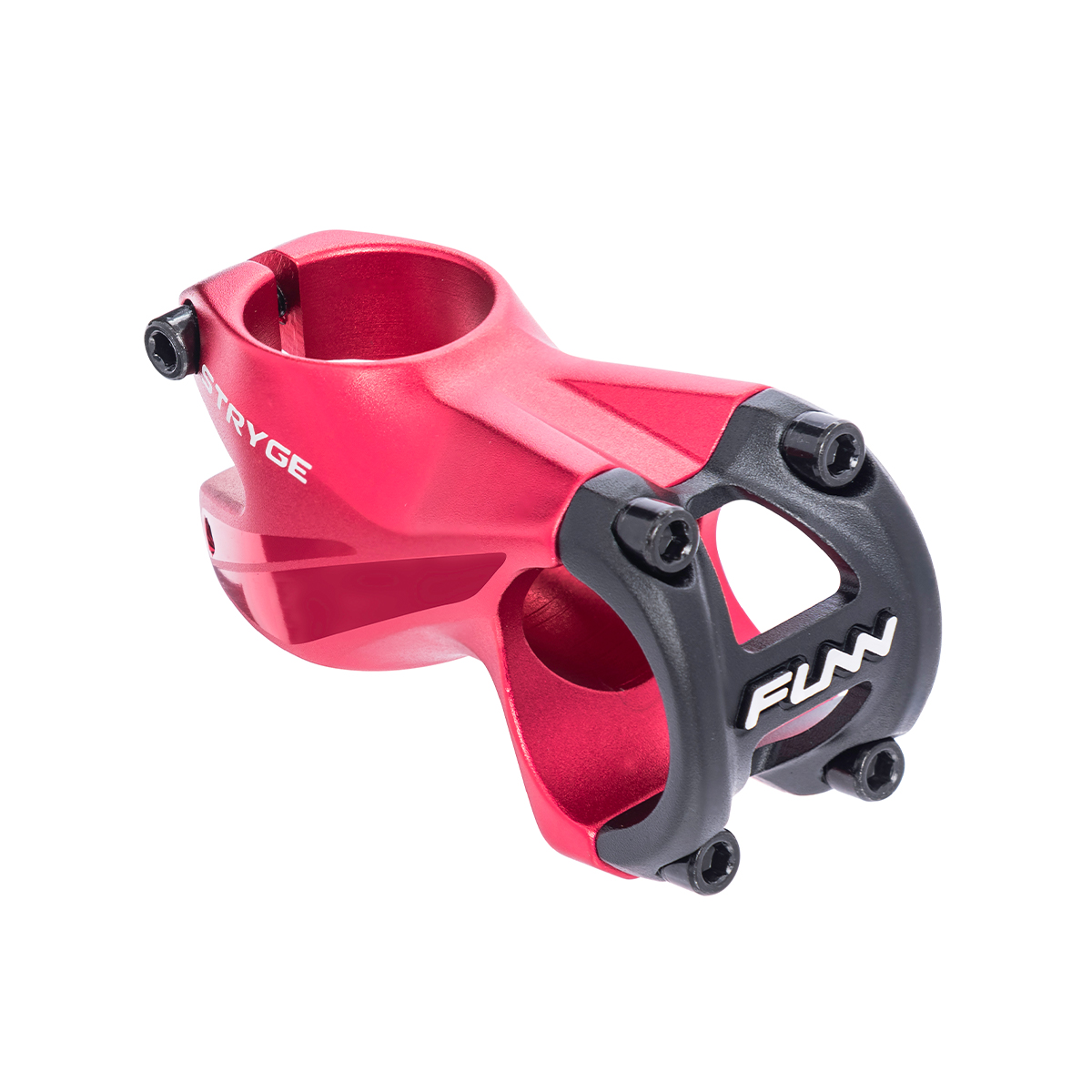 

Вынос руля Funn STRYGE STEM -5˚Ø35 , -5° Rise, Steer 1-1/8" Bead Blast Red w/mirror polish 75mm