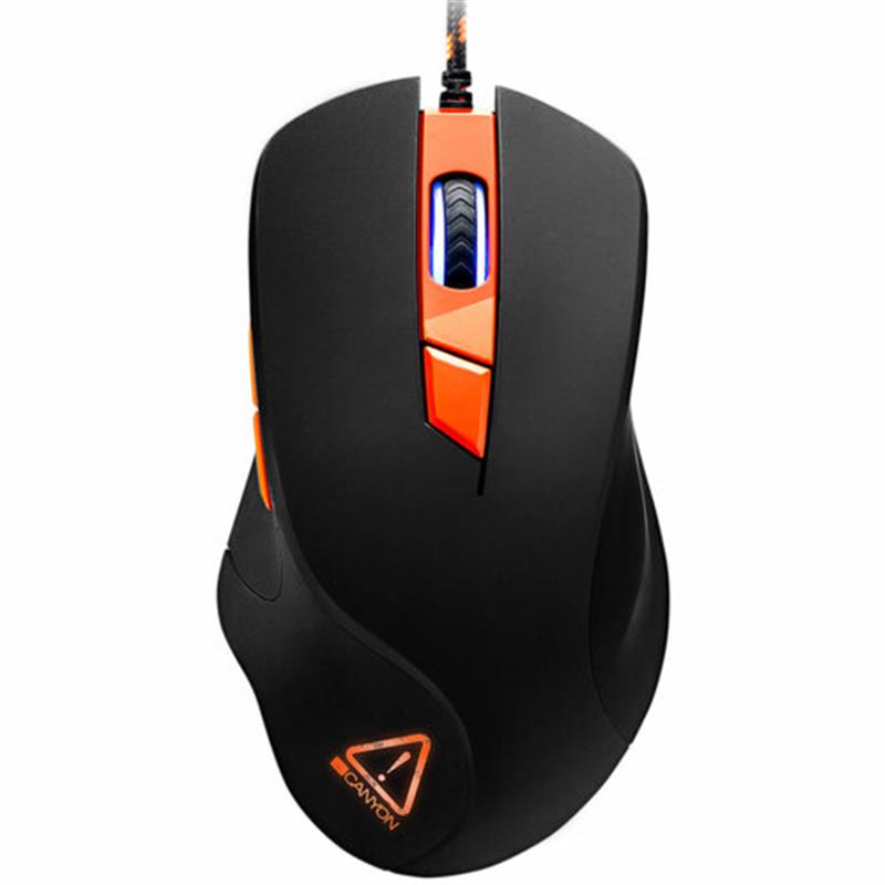 

Мышь Canyon Eclector CND-SGM03RGB Black/Orange USB