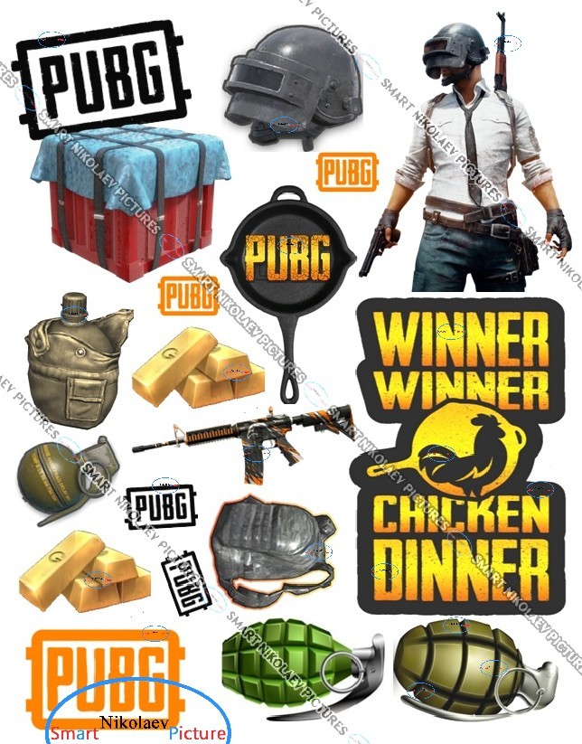 Сахарна їстівна картинка пабг, PlayerUnknown’s Battlegrounds, PUBG вис ...