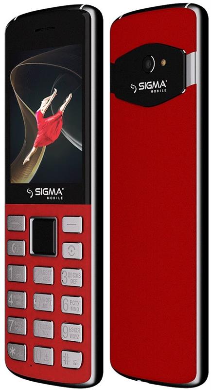 

Мобильный телефон Sigma mobile X-style 24 Onyx Dual Sim Red