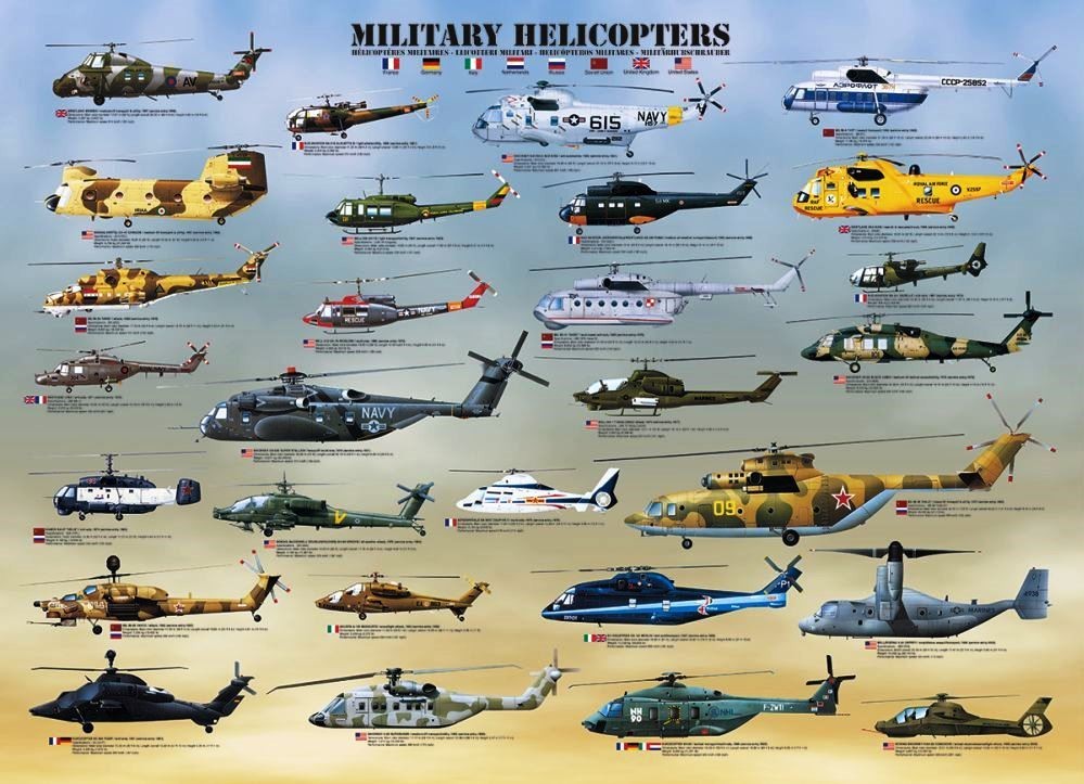 

Пазл Eurographics Военные вертолеты 1000 элементов (6000-0088)
