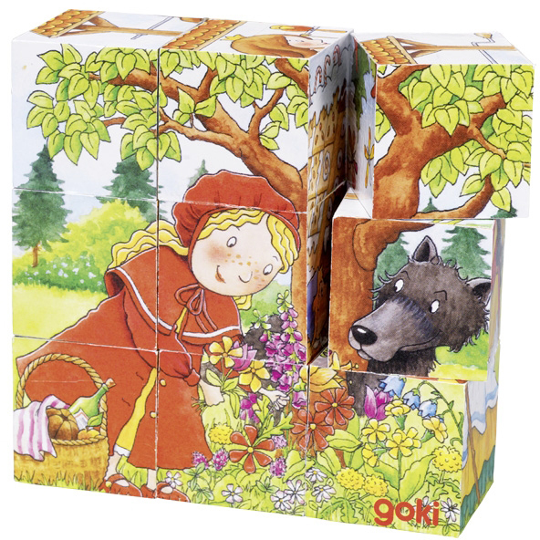 

Кубики деревянные Goki Время сказок 9 элементов (57542G)