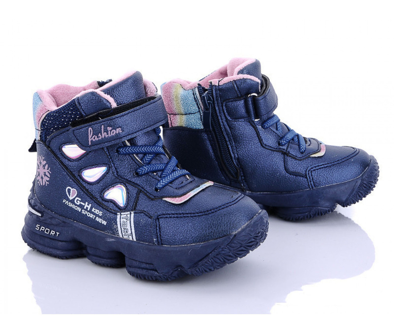 

Зимние сапоги для девочек Alemy HYL2831C/30 Темно-синий 30
