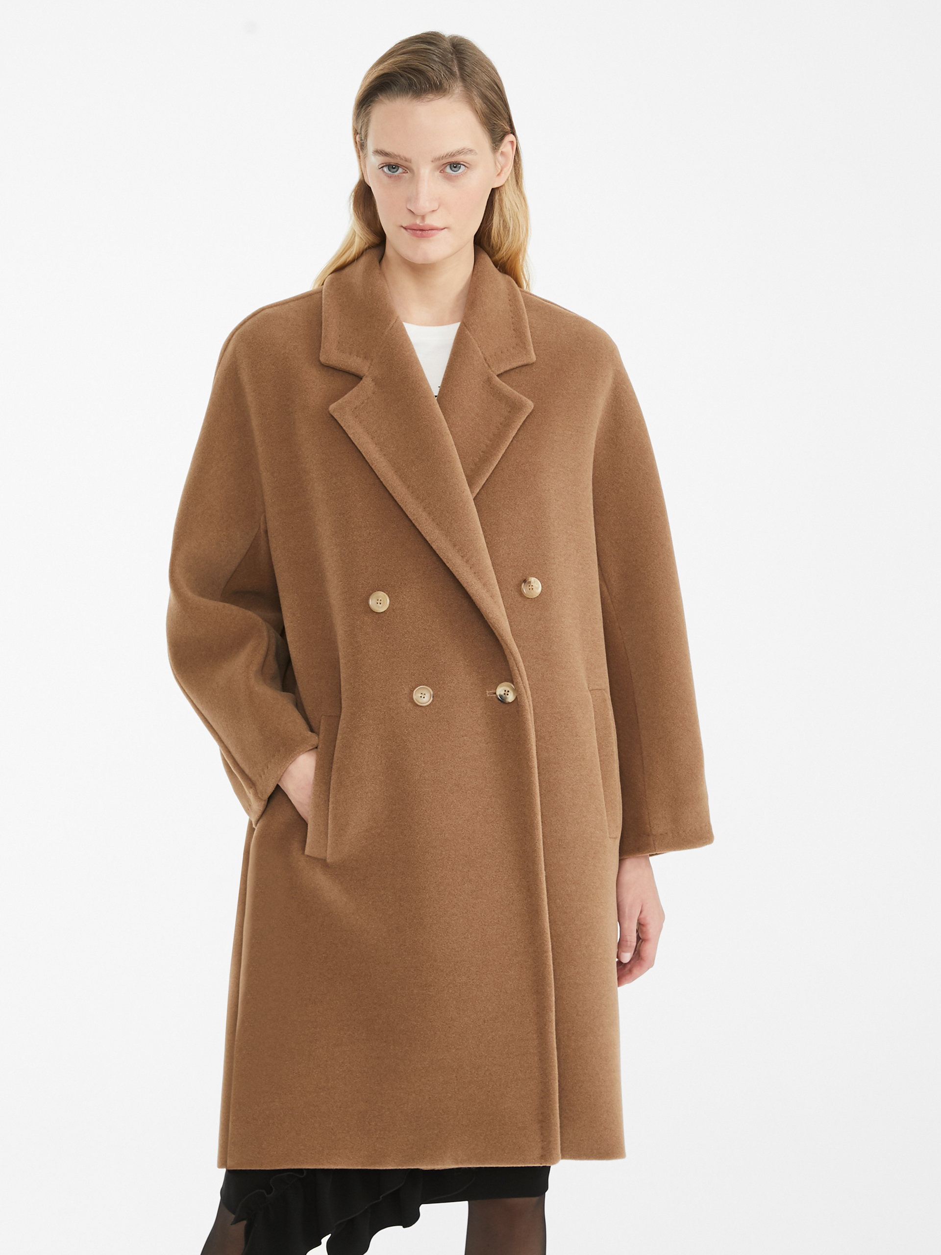 

Пальто MaxMara  Бежевое 10160109600, Пальто MaxMara 42 Бежевое 10160109600