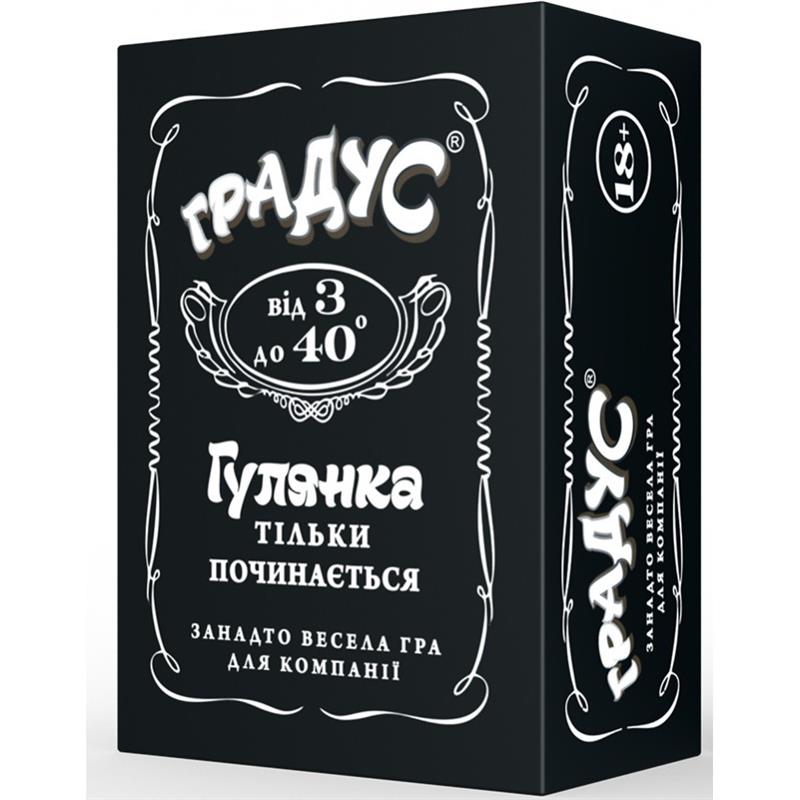 

Настольная игра Bombat Game Градус (украинский) (18+) (0024)