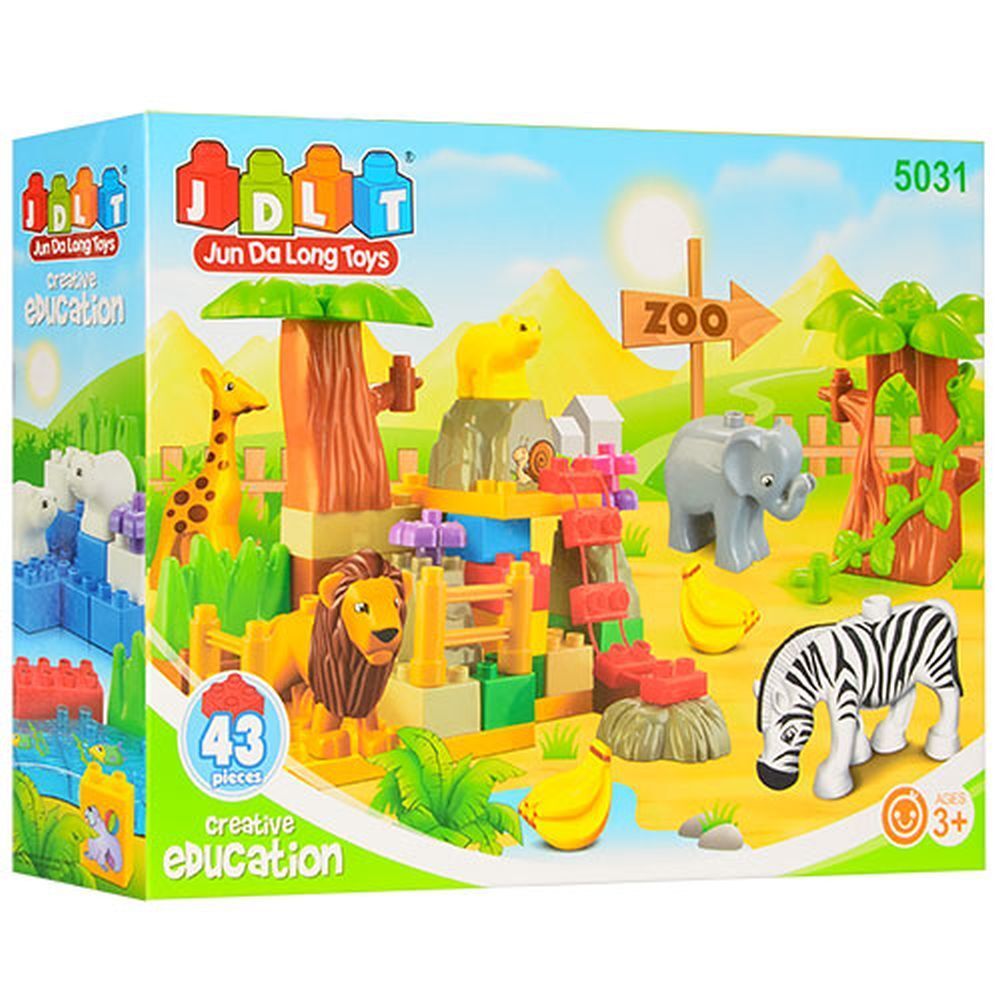 

Конструктор Зоопарк 43 детали Jun Da Long Toys (JDLT5031) (170299)