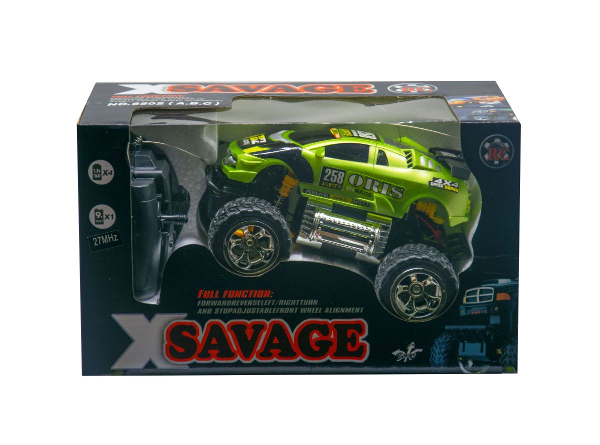 

Машинка Savage Спорткар на радиоуправлении зеленая MiC (5502ABC) (111049)