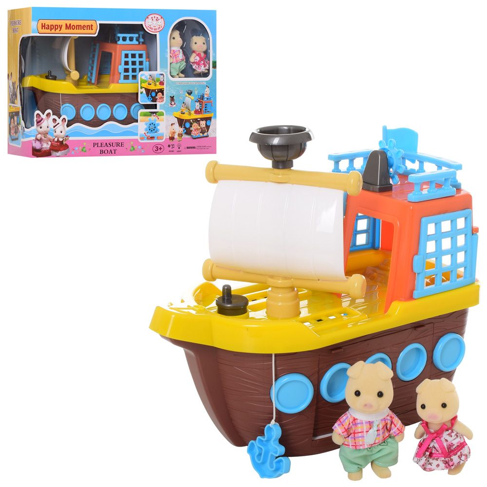 

Игровой набор Корабль с флоксовыми животными MiC (MBE18-2) (173275)