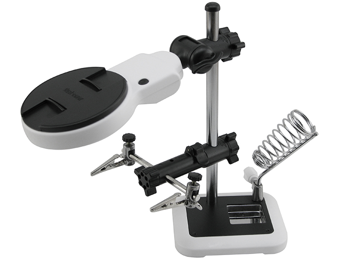 

Настольная лупа Magnifier MG16129AC третья рука