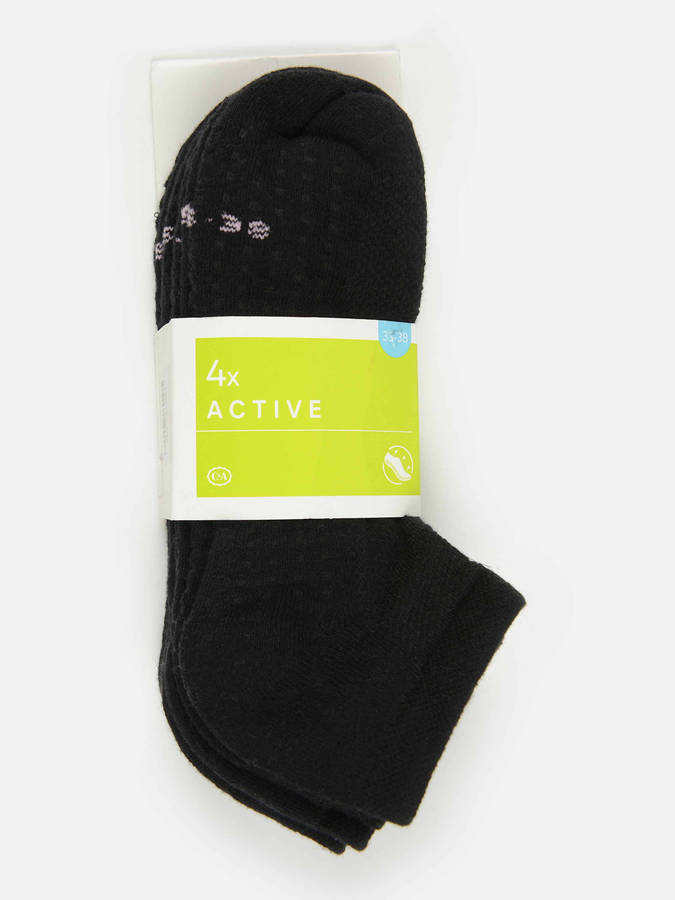 

Набор Носки ACTIVE (4 пары) C&A 39/42 Черный 4586229_черный
