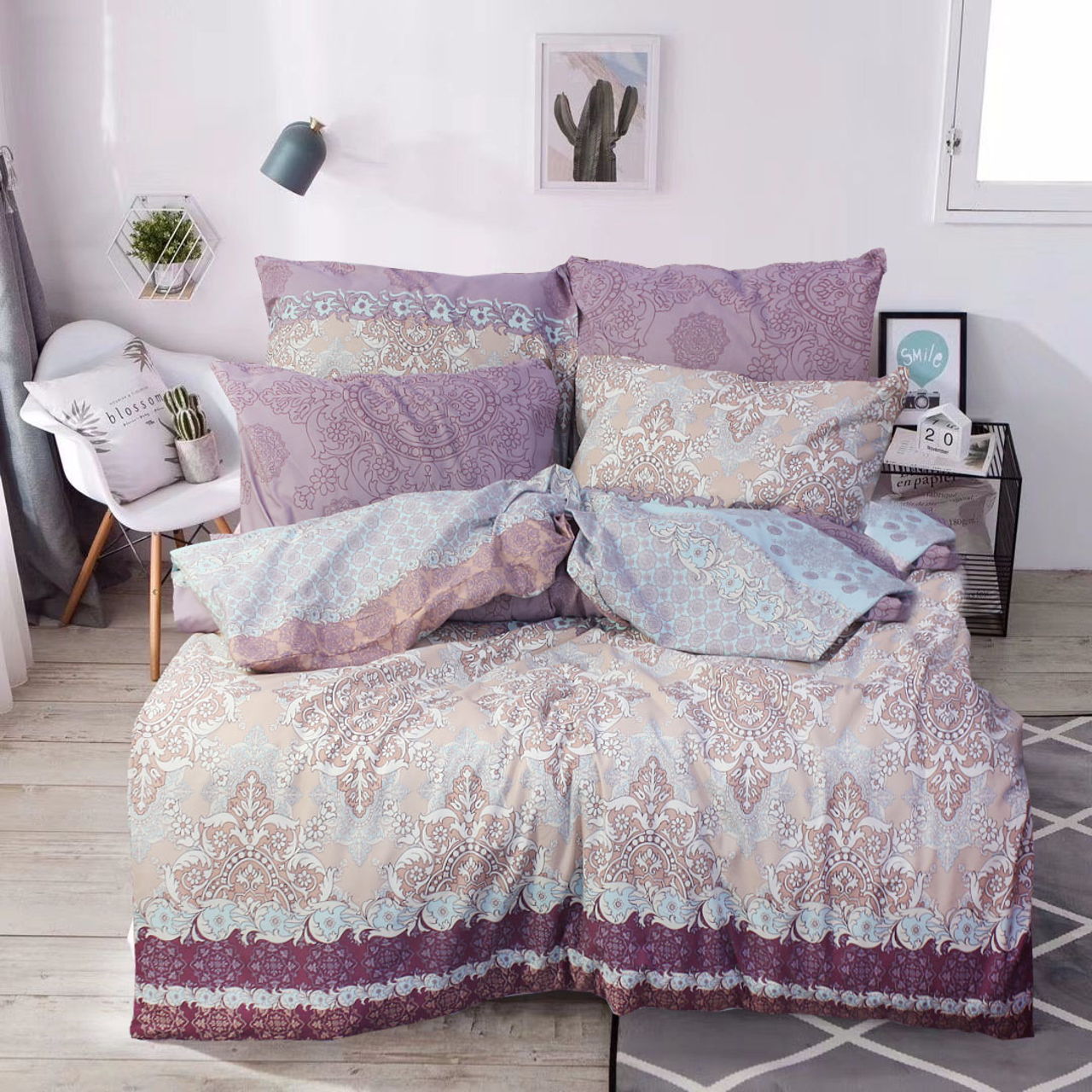 

Простынь на резинке Т0783 (220х240) Еней-Плюс, цвет: коричневый, бежевый