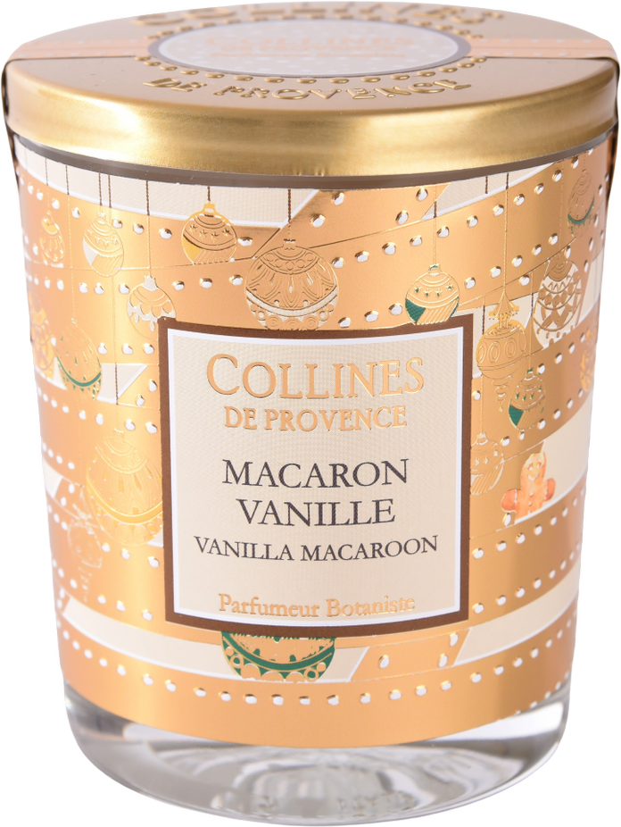 

Свеча Collines de Provence Ванильные макарон Christmas (время горения 40 часов)