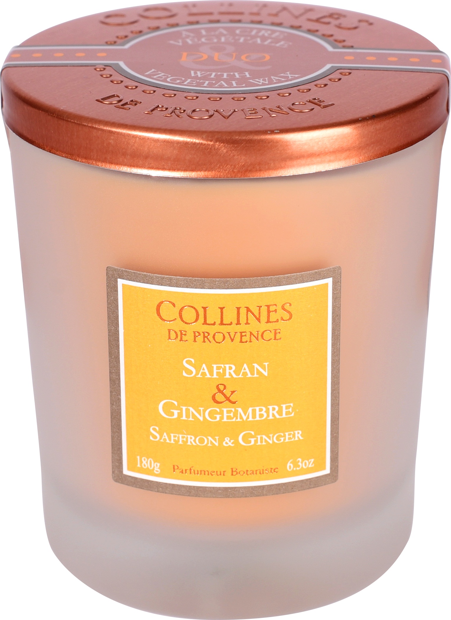 

Свеча Collines de Provence Шафран и Инжир Duos Parfumé (время горения 40 часов)