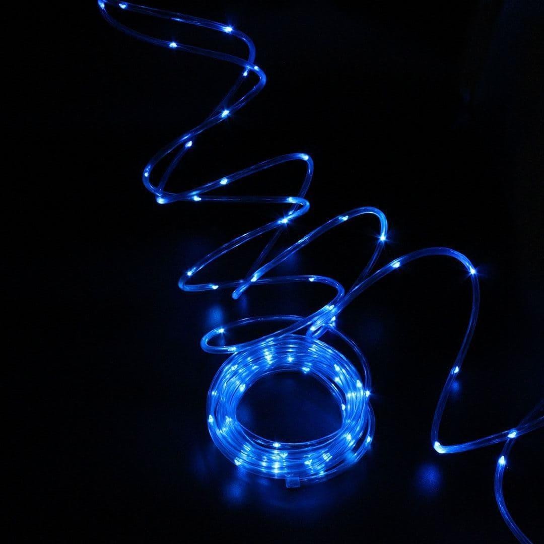 

Xmas гирлянд PIPE 10M 100LED B-3 Синяя Copper USB 6 рижимов Уличная