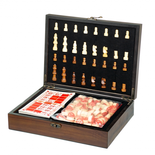

Игровой набор Bombey 3 в 1 (шахматы, бинго) (8718-004) 26*20см