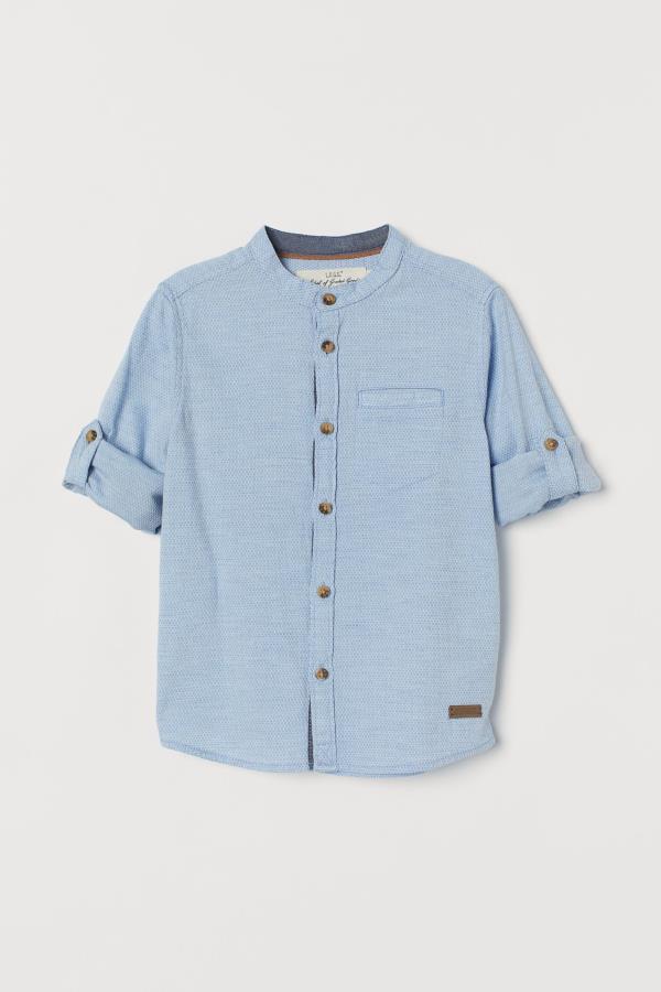

Сорочка H&M х5704 блакитний 128