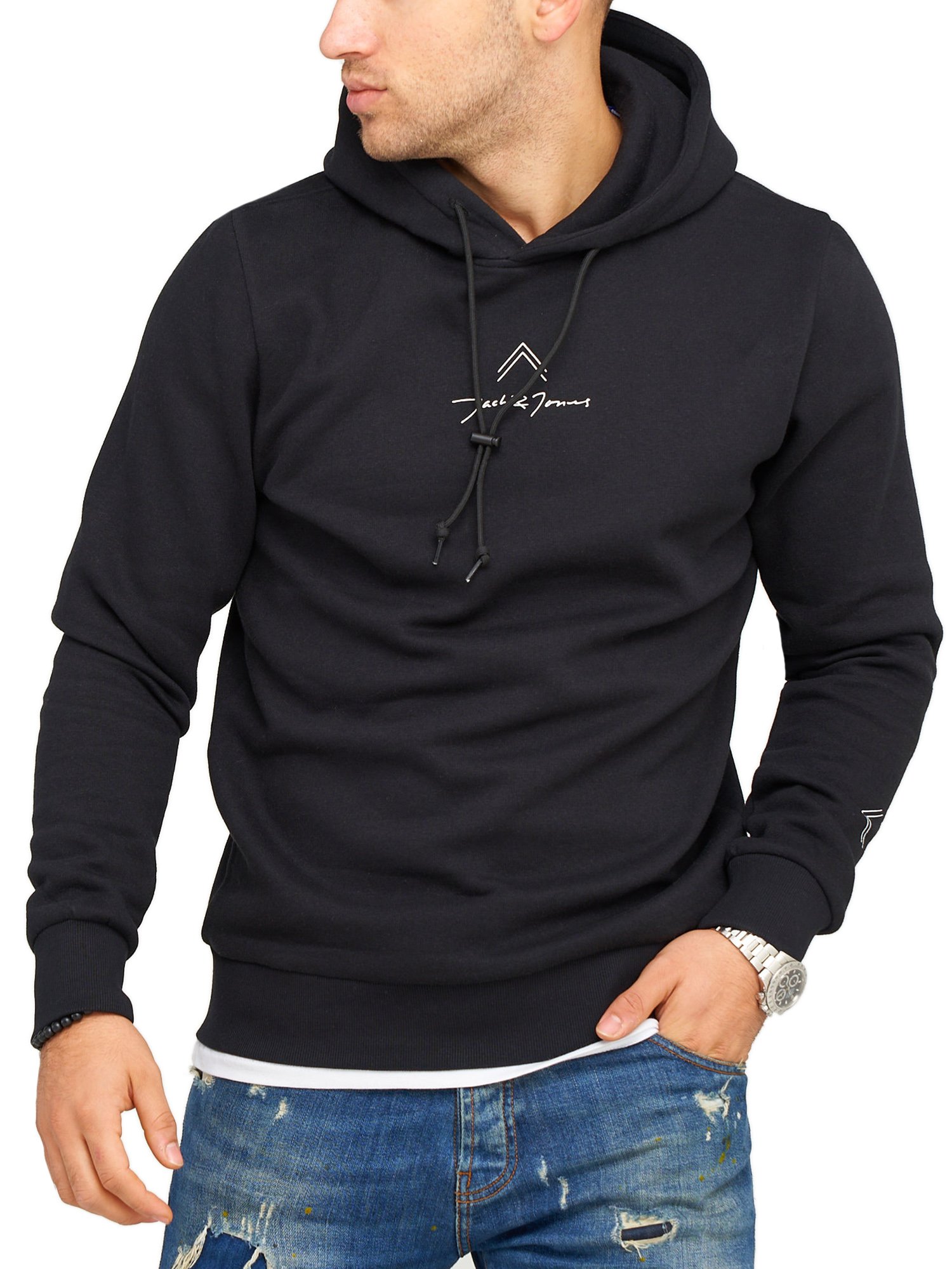 

Худи Jack & Jones Black  черный, Худи Jack & Jones Black 3XL черный