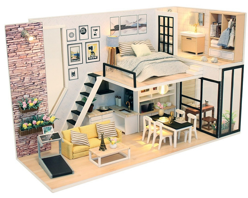 

Интерьерный 3D конструктор mini house MD 2505 М038 30х14х18см