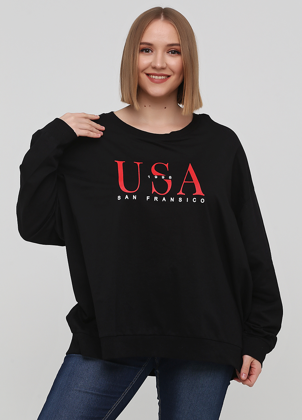 

Свитшот H&M M Черный 0646592_USA