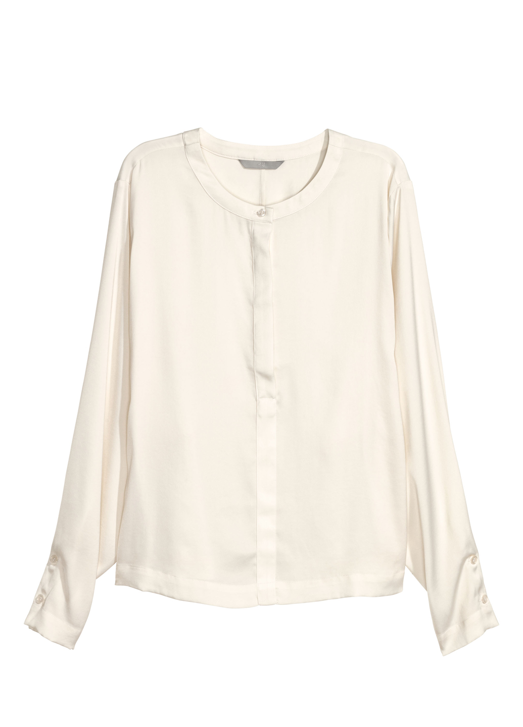 

Блузка H&M  Молочный 0585750_02, Блузка H&M 42 Молочный 0585750_02