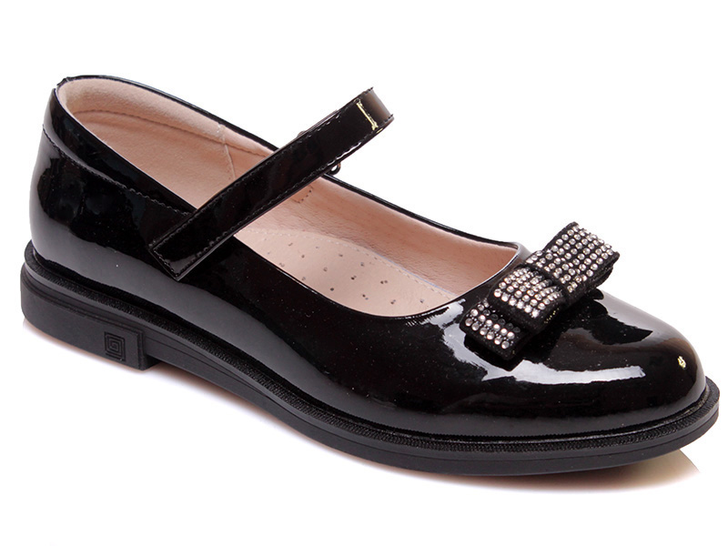 

Туфли для девочки с супинатором WeeStep черный ck420 38 (25 см)