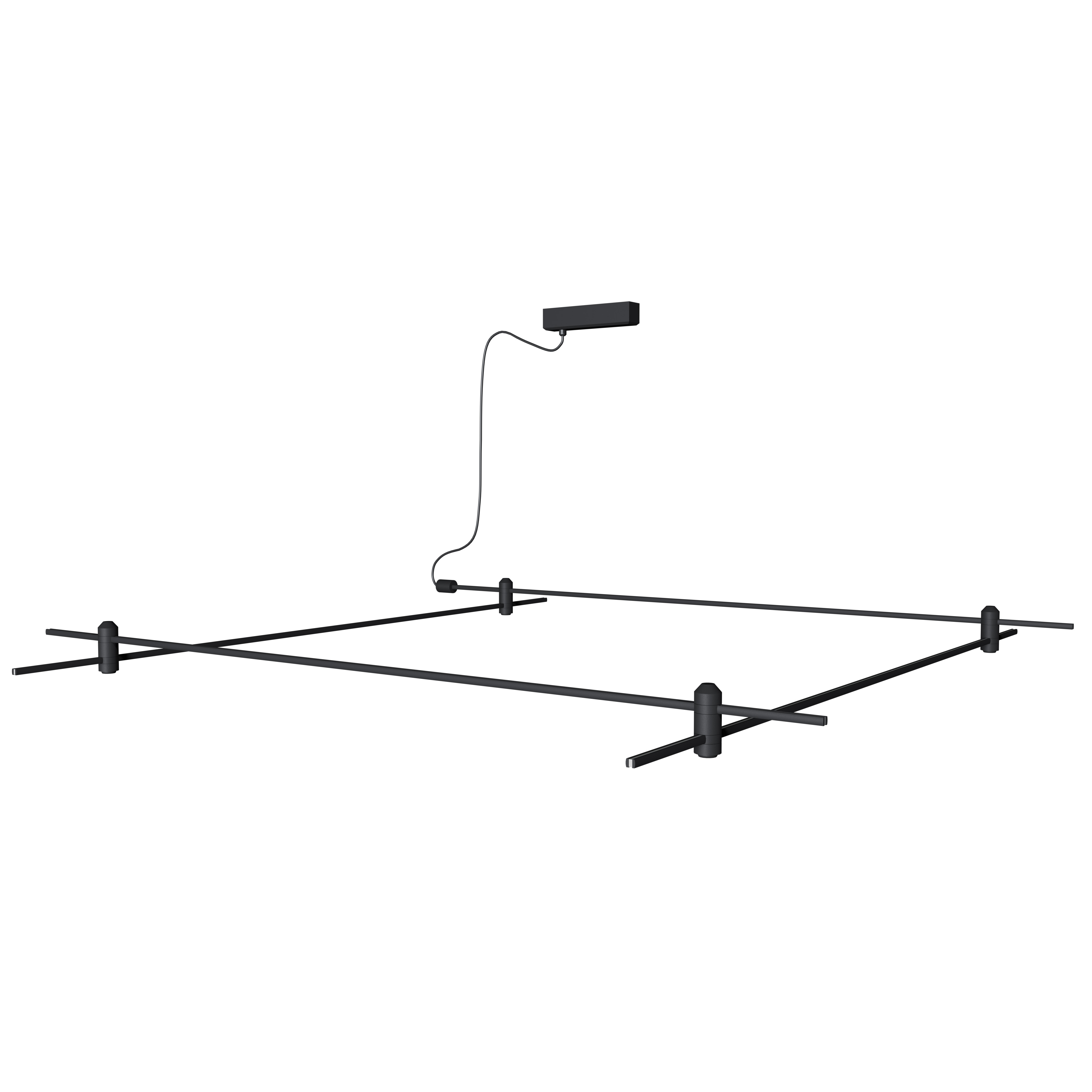 

Модульна магнітна система Skarlat SM 8878 Cube base 1500*1500 Black 100W