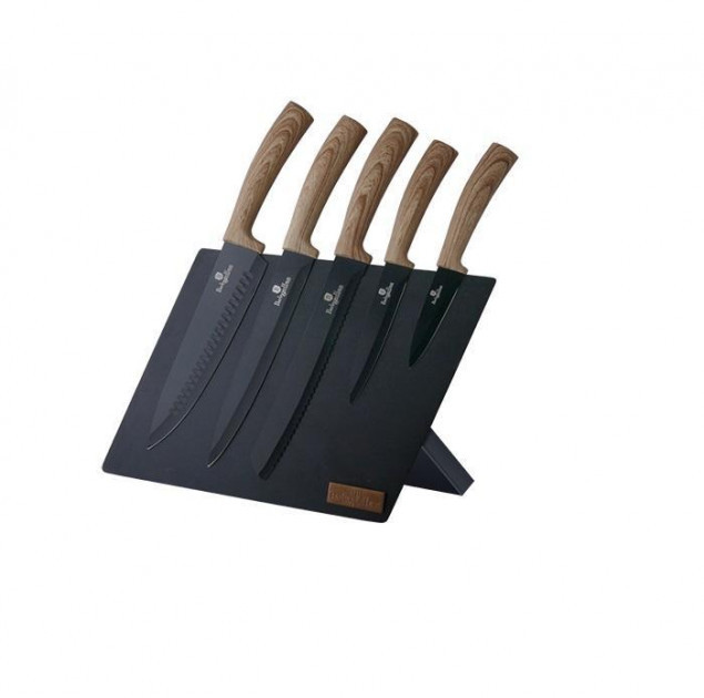 

Набір ножів 6 пр. Berlinger Haus Ebony Maple